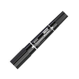 Beifa Перманентен маркер PY908, двоен, 0.5/1 - 5 mm, черен