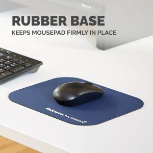 Пад за мишка Fellowes Microban, антибактериален, 2 mm, син