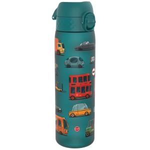 Бутилка  за вода Ion8  Print, рециклирана пластмаса,500ml, Automobiles