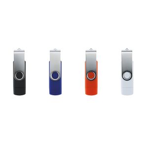 Office 1 USB флаш памет Swivel, USB 3.0, 16 GB, Type-C OTG, черна