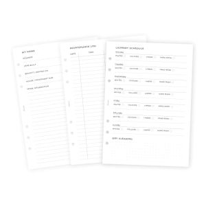 Filofax Пълнител за органайзер Minimal, А5, за дома