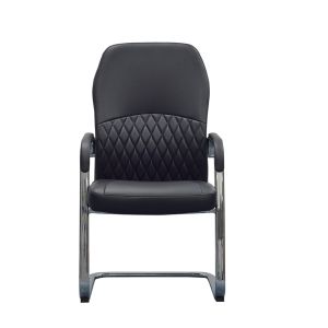 Посетителски стол RFG CRONO M, екокожа, до 150 kg, черен