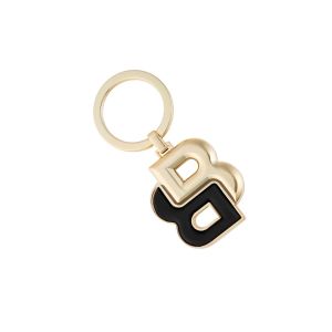 Hugo Boss Ключодържател Double B, черно-златист