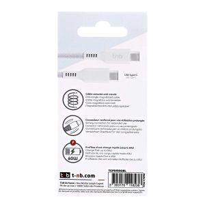 Кабел TNB, USB Type-C към USB Type-C, 1.5 m, син