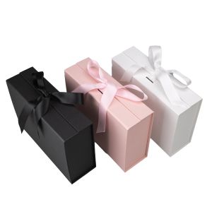 Office 1 Кутия Gift Box, с магнитно затваряне, сгъваема, 24 х 18 х 7.8 cm, розова