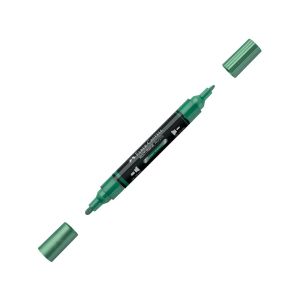 Faber-Castell Акрилен маркер Multimark, № 295, зелен металик