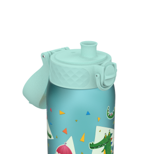 Бут. за вода Ion8 Print, рециклирана пластмаса, 350ml, Crocodiles