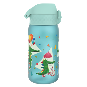 Бут. за вода Ion8 Print, рециклирана пластмаса, 350ml, Crocodiles