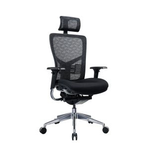 Ергономичен стол RFG TECH@PRO, Multi-function механизъм, до 250 kg, черен