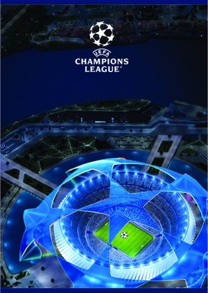 Тетрадка с телчета А5, 60 листа, широки редове, UEFA