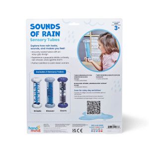 Learning Resources Сензорни бутилки, звуците на дъжда, 3 броя