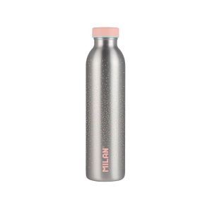 Milan Бутилка за вода Silver, изотермична, 591 ml, розова