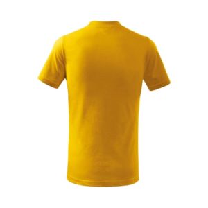 Malfini Детска тениска Basic 138, размер 158 cm, възраст 12 години, жълта