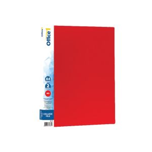Office 1 Папка колиджфайл, 2 ринга, червена