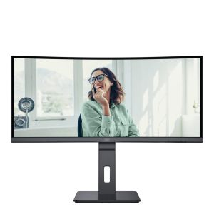 Монитор AOC CU34P3CV, 34'', WLED, 3440 x 1440, 300 cd/m2, 4 ms, HDMI, извит, черен