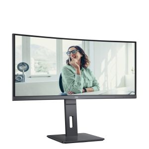 Монитор AOC CU34P3CV, 34'', WLED, 3440 x 1440, 300 cd/m2, 4 ms, HDMI, извит, черен