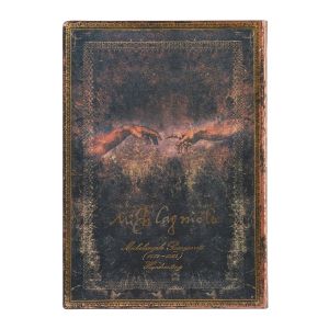 Paperblanks Тефтер Michelangelo, Midi, широки редове, мека корица, 88 листа