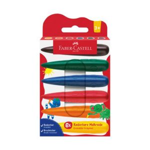Пастели Faber Castell Finger, 6 цвята