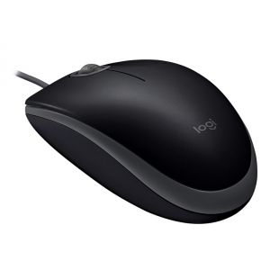 Компютърна мишка с кабел Logitech B110 черна