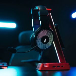 Поставка за слушалки SureFire Vinson N1, RGB, червена
