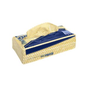 Кърпа Kimberly-Clark WypAll X50 7443, 41.8 х 24.7 cm, жълта, 50 броя