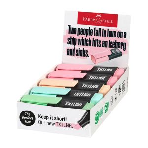 Текст маркер Faber Castell, мини, Пастел зелен