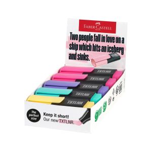 Текст маркер Faber Castell, мини, Лилав