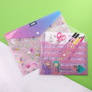 Папка Junior Enlo 5, A5, с копче, за момичета
