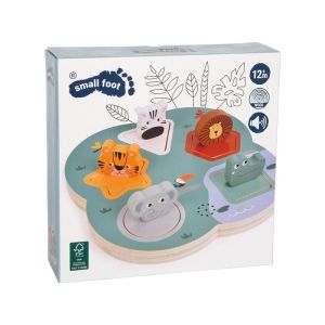 Small Foot 3D Пъзел Сафари, със звуци на животни