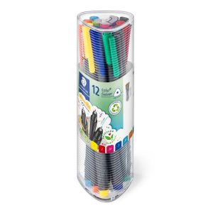 Комплект тънкописци Staedtler 334, 12 цвята