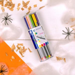 Комплект тънкописци Staedtler 334, 12 цвята