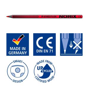 Цветни моливи Staedtler Norix 186, 24 цвята