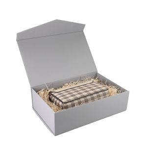 Office 1 Кутия Matt, с магнитно затваряне, сгъваема, 31 х 20 х 10 cm, сива