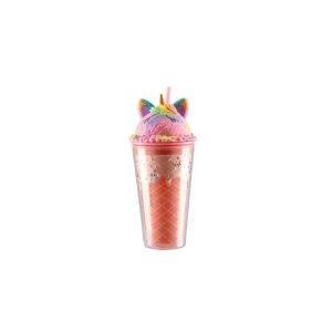 Чаша Takk Lagro 20, със сламка, сладолед, 450 ml, асорти
