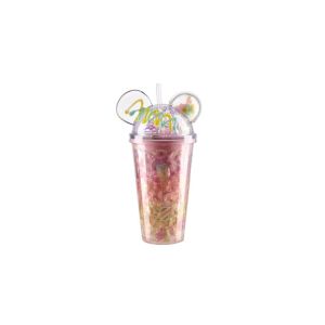 Чаша Takk Lagro 20, със сламка, сладолед, 450 ml, асорти