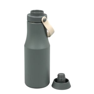 Бутилка Vintage, двустенна, инокс, 470 ml, сива
