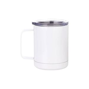 BESTSUB Термочаша, с капак, инокс, 360 ml, бяла