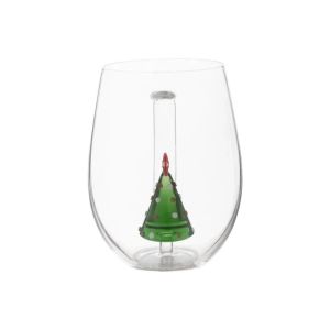 More Than Gifts 3D чаша с коледна елха Sjonsta, с дръжка, боросиликатно стъкло, 550 ml