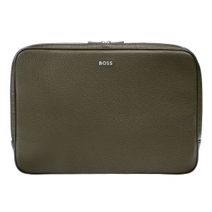 Hugo Boss Чанта за лаптоп Classic Grained, зелена