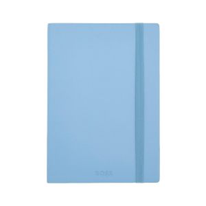 Hugo Boss Тефтер Pastel Classic, A5, на редове, светлосин