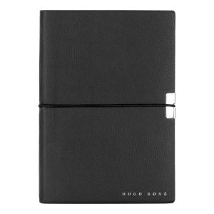Hugo Boss Тефтер Elegance Storyline, на редове, A6, черен