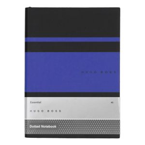 Hugo Boss Тефтер Essential Gear Matrix, на точки, A5, син