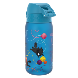 Бутилка за вода Ion8 Print, рециклирана пластмаса, 350ml, Cats