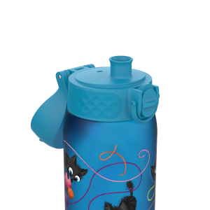 Бутилка за вода Ion8 Print, рециклирана пластмаса, 350ml, Cats