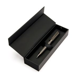 Hugo Boss Химикалка Elemental, в кутия, хром