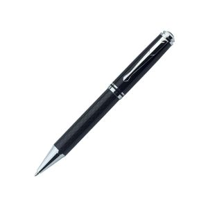 Office 1 Химикалка Carbon, метална, черна