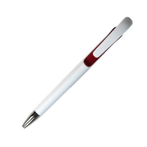 Office 1 Химикалка Milky Way, пластмасова, с брандиране, червена, 50 броя
