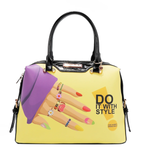 Комплект 2 чанти и портфейл Nicole Lee,Nail Polish