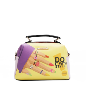Комплект 2 чанти и портфейл Nicole Lee,Nail Polish