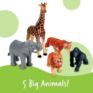 Learning Resources Животни, екзотични, 5 броя